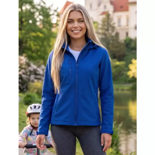  Dámska softshellová bunda ALTISPORT NoPrint NP/ALW945 KRÁĽOVSKY MODRÁ 