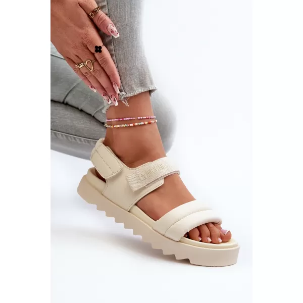  Dámske topánky BIG STAR NN274751 BEIGE Big Star Shoes 