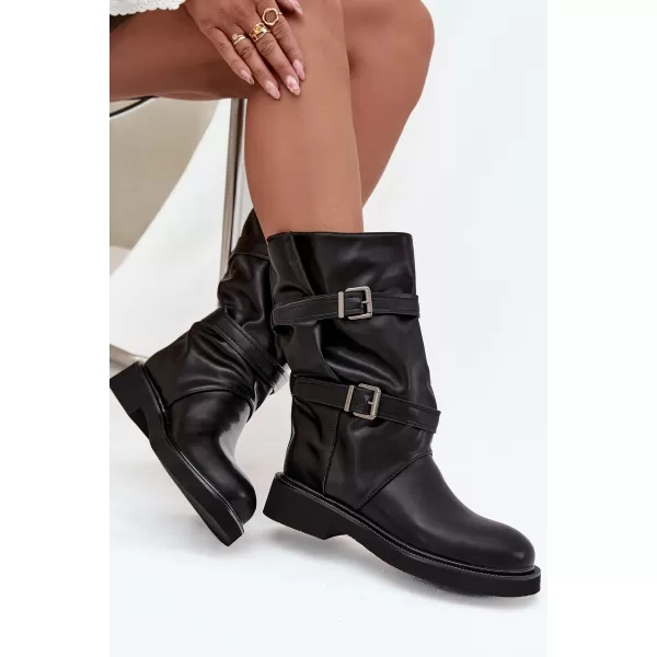  Dámske čižmy BOTO HALVESSA 39588 BLACK 