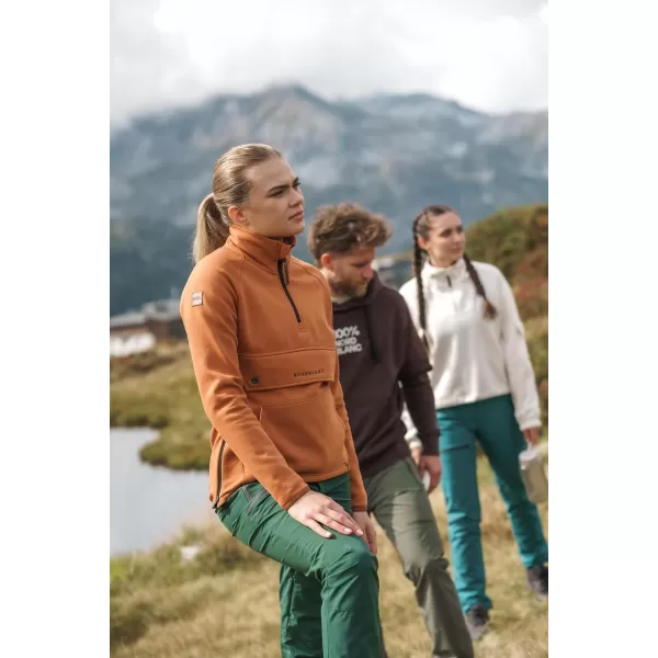  Dámska mikina NORDBLANC INEFFABLE NBSLS8226 HNEDÁ 