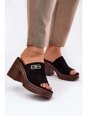 Dámske šľapky VINCEZA 17400 BLACK
