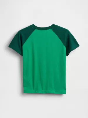 Detské tričko GAP LOGO TEE 781859-03 GALLANT GREEN