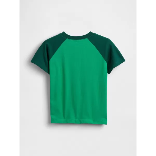  Detské tričko GAP LOGO TEE 781859-03 GALLANT GREEN 
