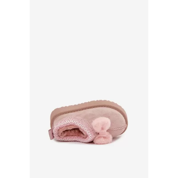  Detské snehule BOTO DAVEN 40657 PINK 