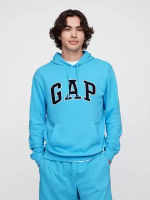 Pánska mikina GAP FRENCH TERRY PULLOVER LOGO HOODIE 868460-10 AQUARIUS