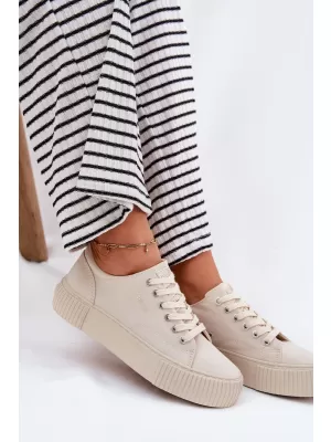 Dámske tenisky BIG STAR RR274407 BEIGE Big Star Shoes