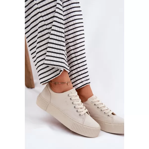  Dámske tenisky BIG STAR RR274407 BEIGE Big Star Shoes 