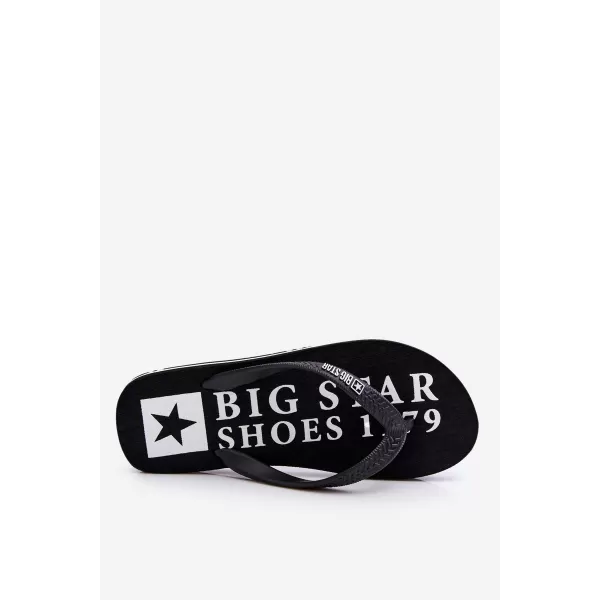  Pánske žabky BIG STAR LL174444 BLACK Big Star Shoes 