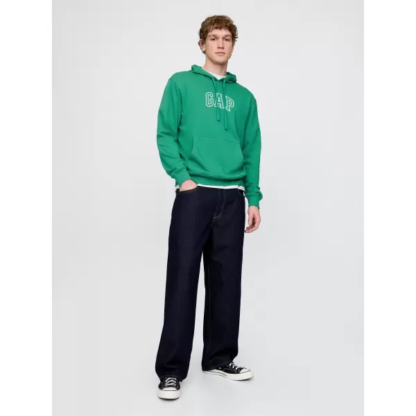  Pánska mikina GAP LOGO PULLOVER HOODIE 708409-01 IRISH CLOVER 
