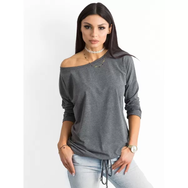  Dámska blúzka BASIC FEEL GOOD RV-BZ-4691.36P DARK GREY 