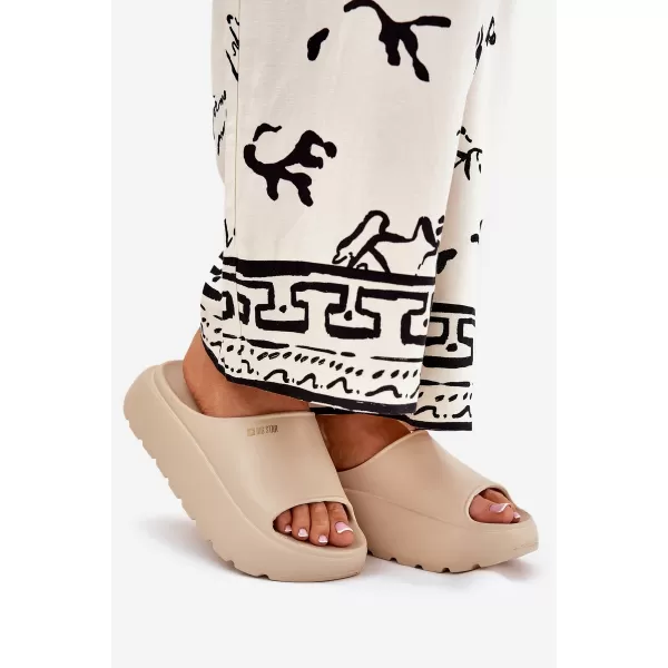  Dámske šľapky BIG STAR RR274A569 BEIGE Big Star Shoes 