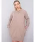 Dámske šaty BASIC FEEL GOOD RV-SK-6296.99 DARK BEIGE