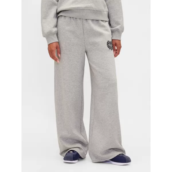  Dámske tepláky GAP WIDE LEG SWEATPANTS 852838-04 HEATHER GREY 