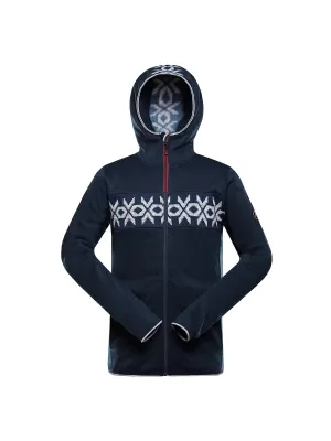 Teplý pánsky sveter ALPINE PRO NORES MODRÁ