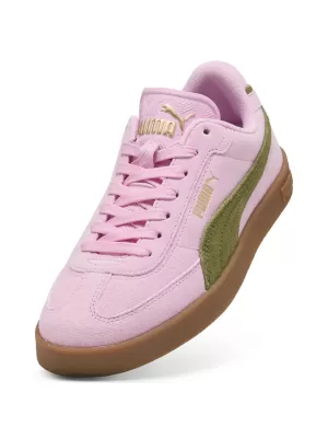 Čižmy PUMA CLUB II ERA SUEDE 400717_31 RUŽOVÝ LESK/OLIVOVO ZELENÁ