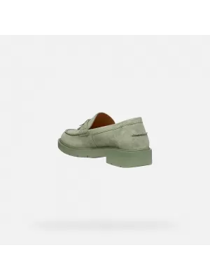 Dámske mokasíny GEOX SPHERICA EC1 B G013072 ZELENÁ