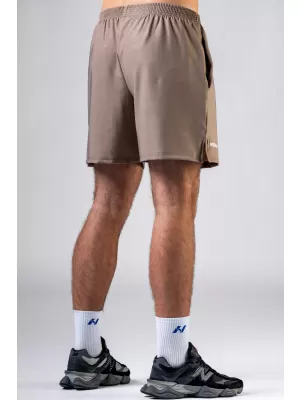Tréningové šortky POWER 902 LIGHT BROWN ASH Nebbia