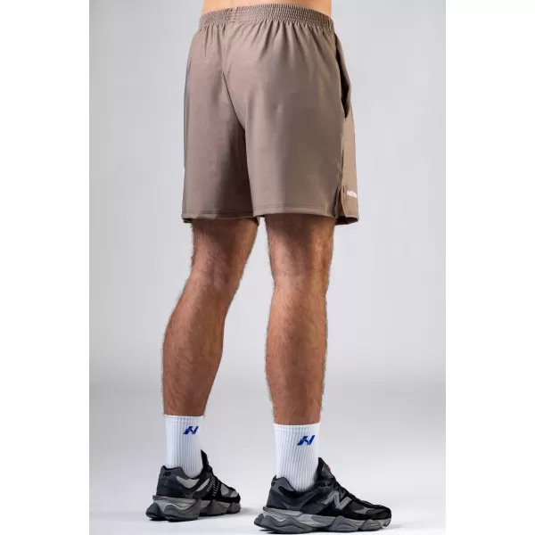  Tréningové šortky POWER 902 LIGHT BROWN ASH Nebbia 