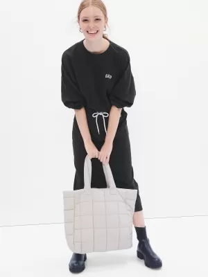 Dámske šaty GAP LOGO VOLUME SLEEVE SWEATSHIRT 476351-03 TRUE BLACK