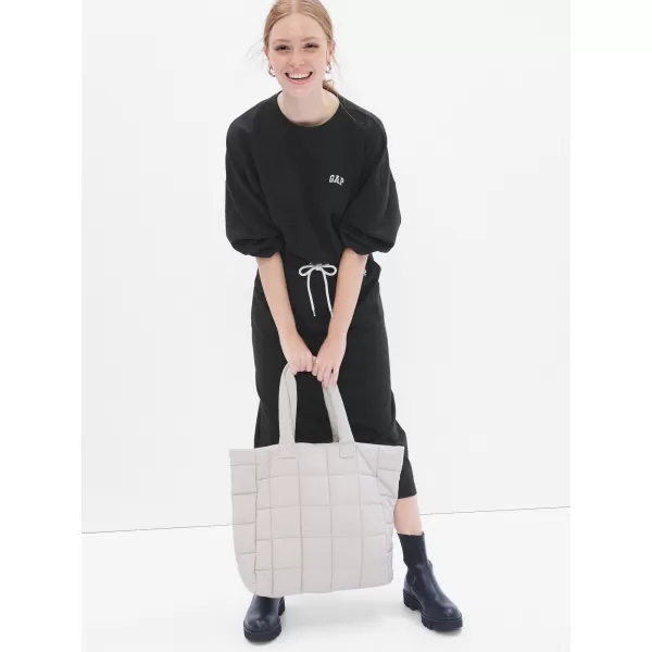  Dámske šaty GAP LOGO VOLUME SLEEVE SWEATSHIRT 476351-03 TRUE BLACK 