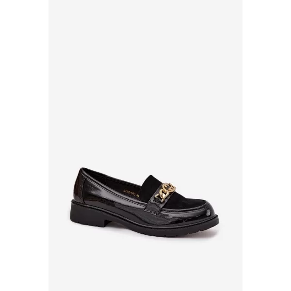  Dámske mokasíny D&A HY52-540 BLACK 