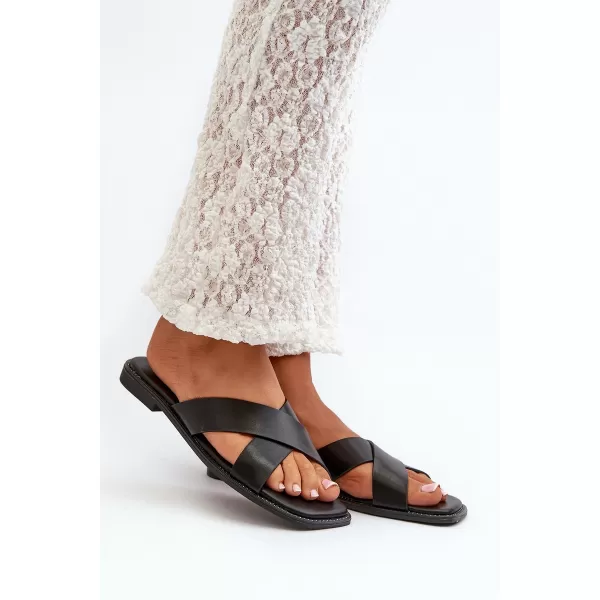  Dámske sandále S.BARSKI KV27-002 BLACK 