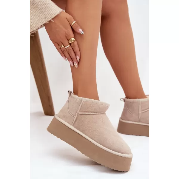  Dámske snehule BOTO MAIRENE 41122 BEIGE 