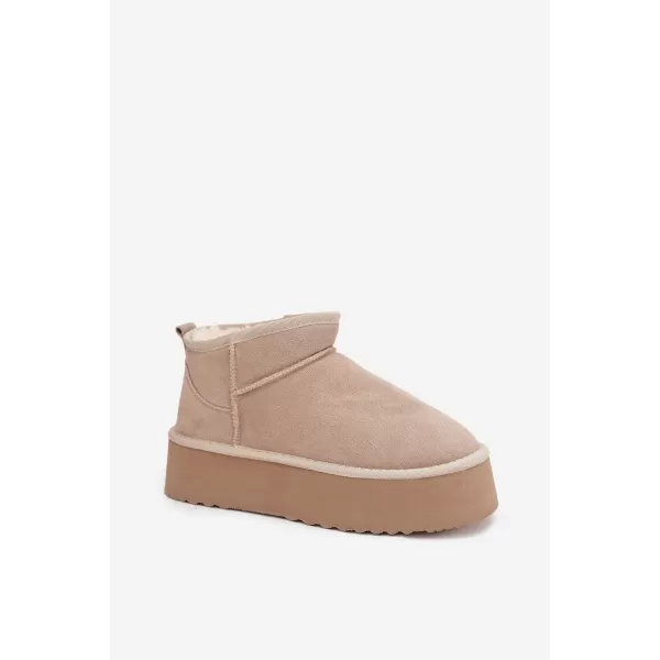  Dámske snehule BOTO MAIRENE 41122 BEIGE 