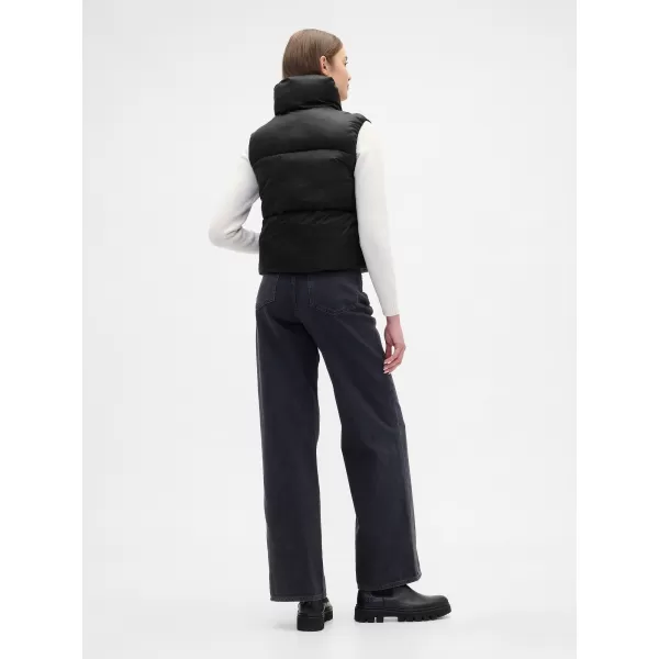  Dámska vesta GAP LOGO PUFFER VEST 818719-01 BASIC BLACK 