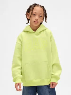 Detská mikina GAP RELAXED HOODIE PULLOVER 846224-02 LIMON