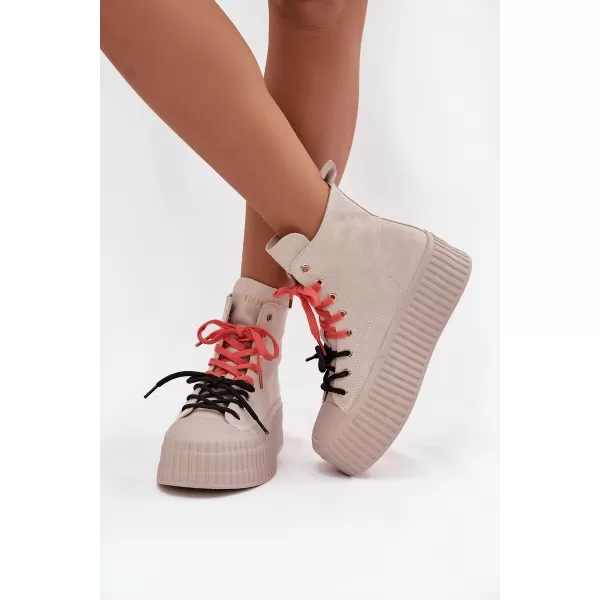  Dámske topánky GOE SS2N4047 BEIGE 