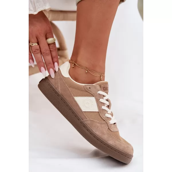  Dámske tenisky BIG STAR TT274177 BEIGE Big Star Shoes 