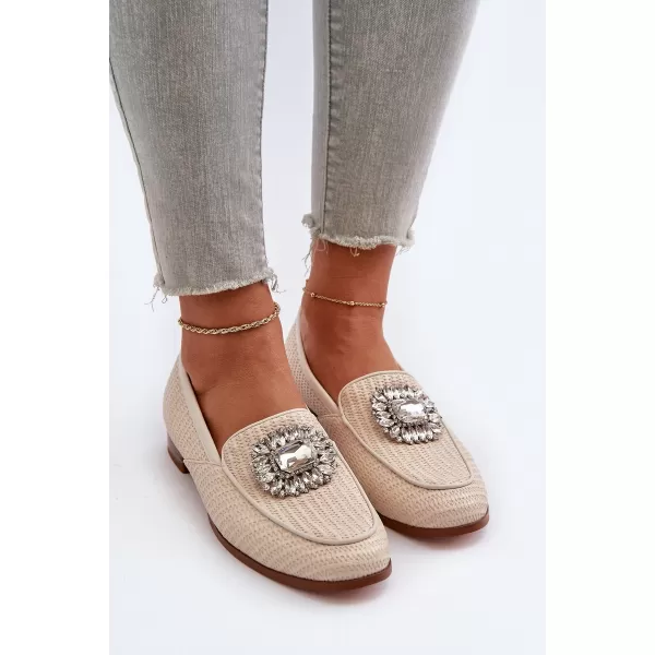  Dámske mokasíny D&A MR38-676 BEIGE 