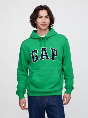 Pánska mikina GAP FRENCH TERRY PULLOVER LOGO HOODIE 868460-09 GALLANT GREEN