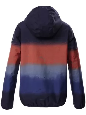 Chlapčenské bunda KILLTEC KOS 144 44089-814 TMAVO MODRÁ/ORANŽOVÁ