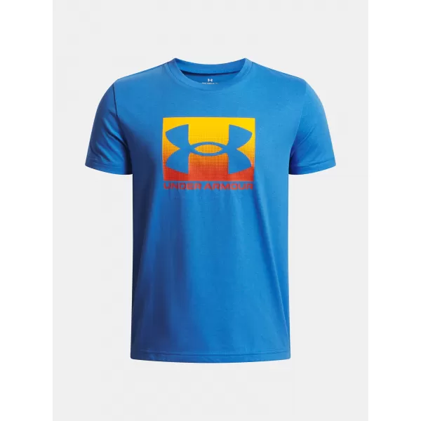  Chlapčenské tričko UNDER ARMOUR UA B BOXED SPORTS UPDATE SS 1388672-402 MODRÁ 