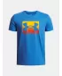 Chlapčenské tričko UNDER ARMOUR UA B BOXED SPORTS UPDATE SS 1388672-402 MODRÁ