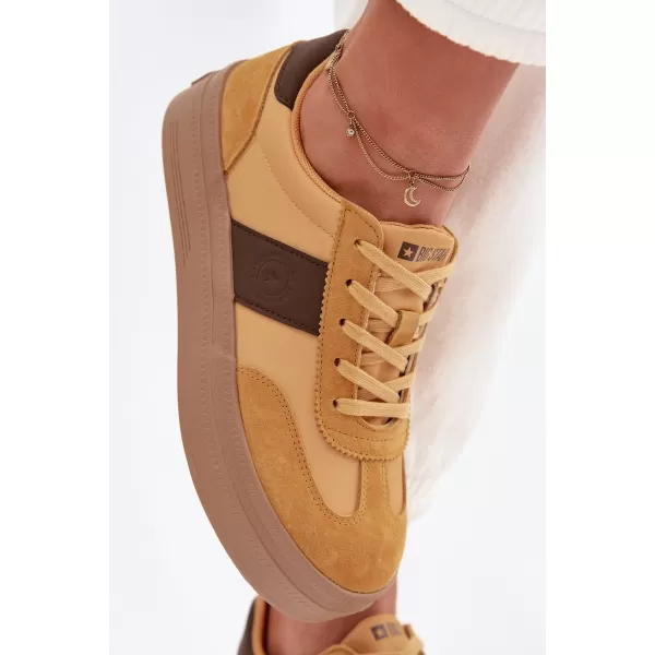  Dámske tenisky BIG STAR TT274166 YELLOW Big Star Shoes 