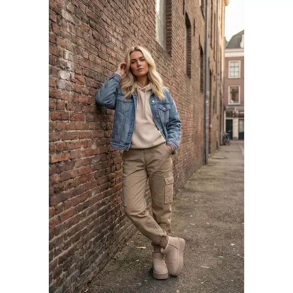  Dámske snehule BOTO MAIRENE 41122 BEIGE 