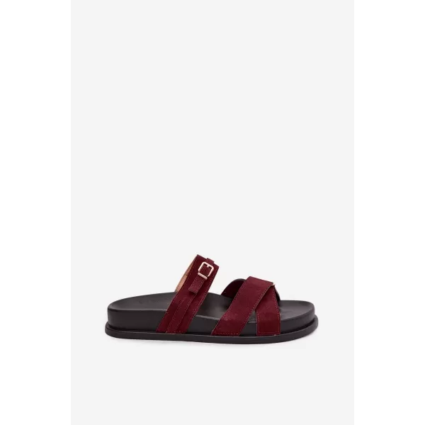  Dámske šľapky BOTO SELORINA 41592 BURGUNDY 