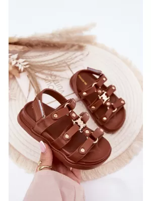 Detské sandále BOTO LUNESSA 38047 KHAKI