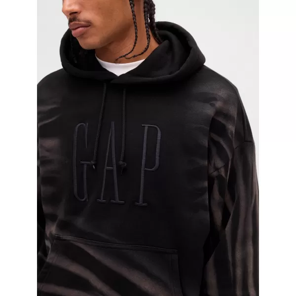  Pánska mikina GAP CORP LOGO HOODIE PULLOVER 851641-01 BLACK 