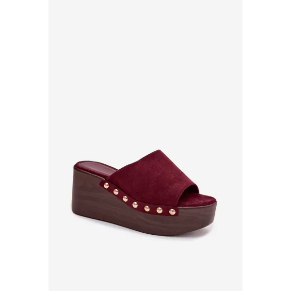  Dámske šľapky BOTO HELIVINA 41629 BURGUNDY 