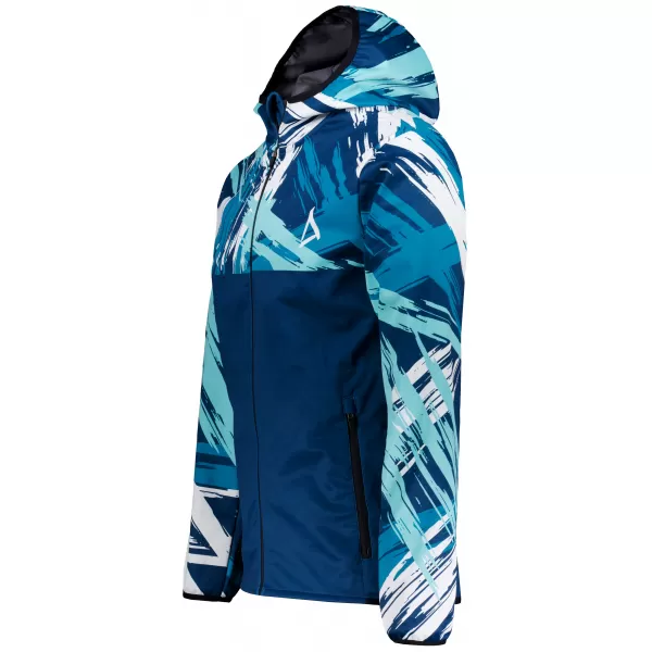  Pánska softshellová bunda premium ALTISPORT VOJ/ALM039JACK01 NÁMORNÁ MODRÁ 