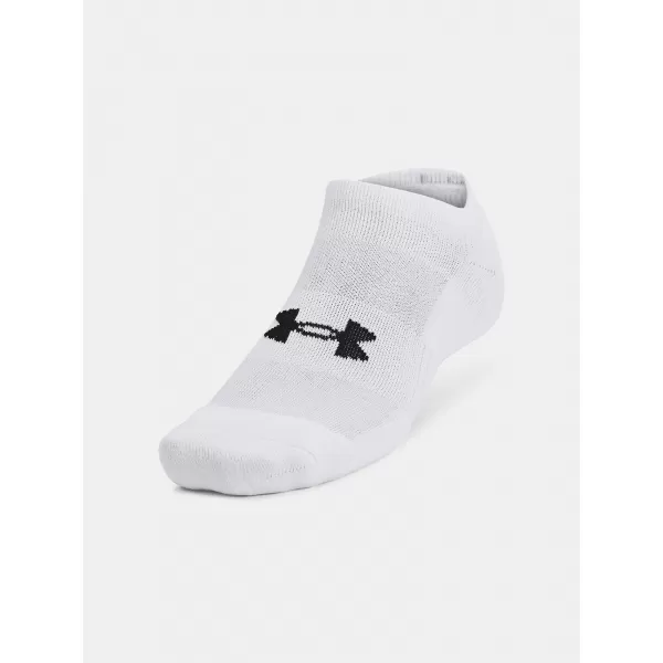  Ponožky UNDER ARMOUR UNISEX UA TC NO SHOW (3 PÁRY) 1386313-100 BIELA 