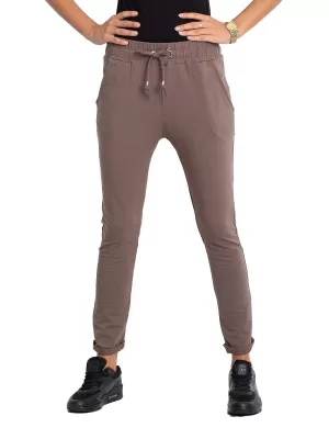 Dámske tepláky BASIC FEEL GOOD RV-DR-3698.08X BROWN