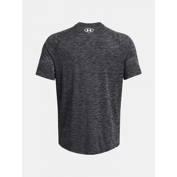  Pánske tričko UNDER ARMOUR TECH TEXTURED SS 1382796-001 ČIERNA 