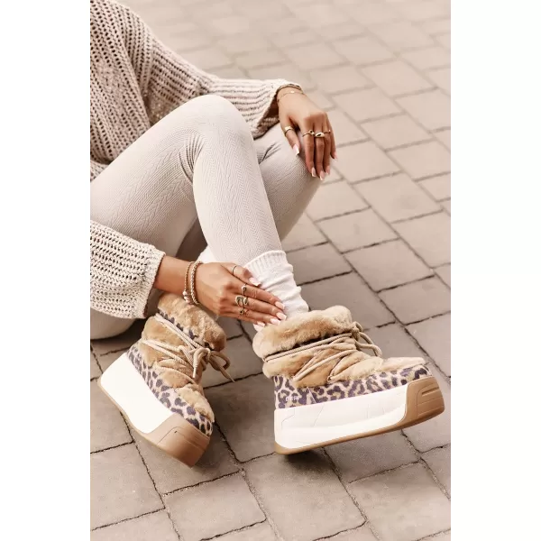  Dámske topánky BIG STAR OO274A207 BROWN/BEIGE Big Star Shoes 