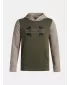Chlapčenská mikina UNDER ARMOUR UA RIVAL FLC CBLCK GRPHC HD 6004994-390 ZELENÁ