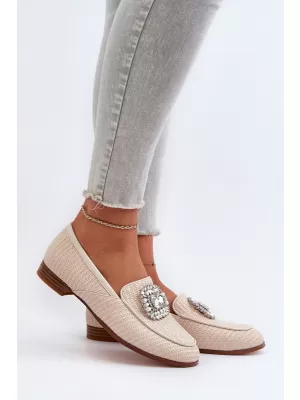Dámske mokasíny D&A MR38-676 BEIGE